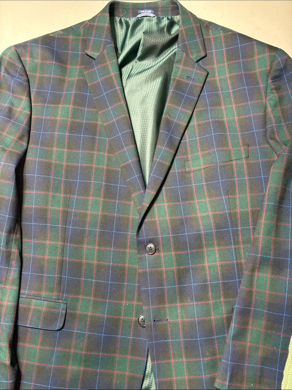crown & ivy Plaid Sport Coat